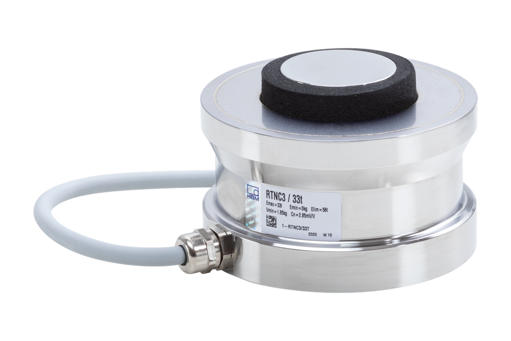 [1-RTNC3/33T] Capteur de force annulaire RTNC3/33T — Ring torsional, Cl. C3, OIML R60, Inox, IP68, câble 15m